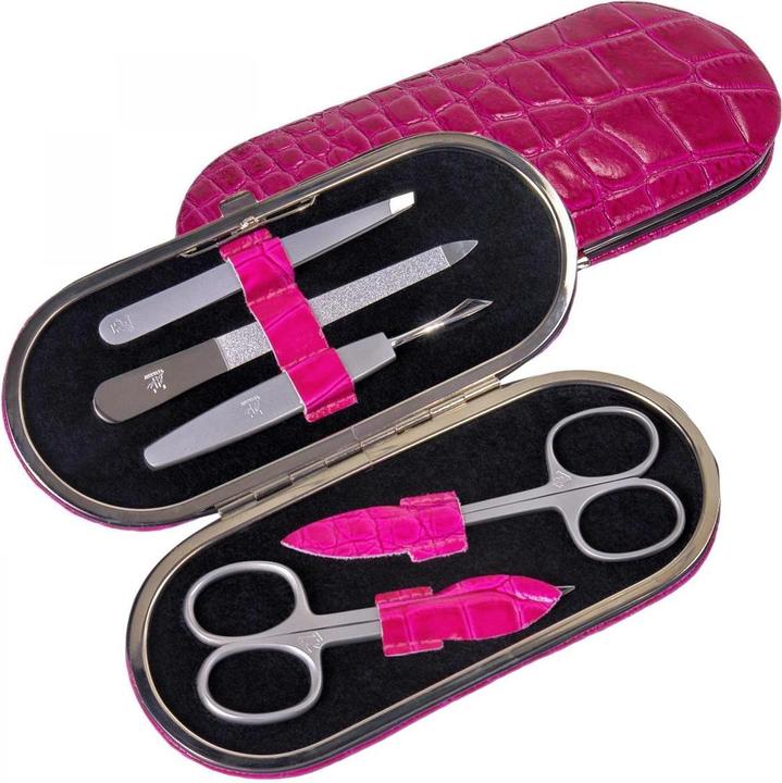 Produktbild Sacher TF200R.1007 - 5-teilig Maniküretui Manikürenset pink Leder