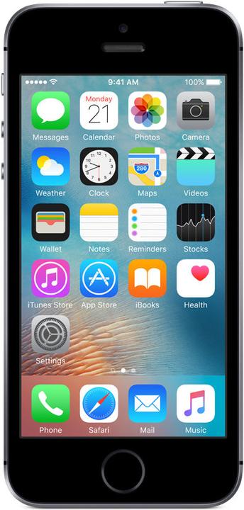 Produktbild Apple iPhone SE (32 GB, Space Gray, 4", Single SIM, 12 Mpx, 4G)