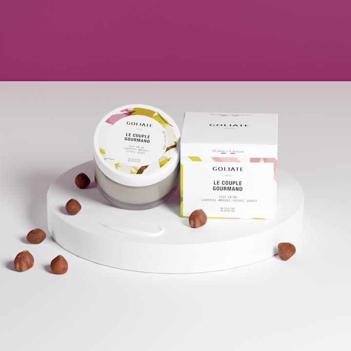Produktbild Goliate THE GOURMAND COUPLE - lubricate, play, lick, massage (Körpermilch, Körperlotion, Körpergel, Körpercreme, 50 ml)