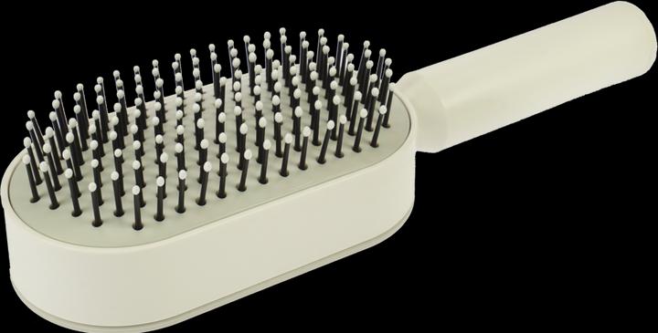 Haarbürste "Easy Clean", aus Kunststoff, Weiss