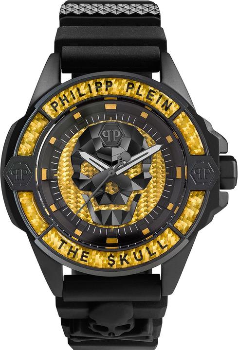 Philipp Plein PWAAA1922 The $kull Carbon Fiber 44mm 5ATM (Analoguhr, 44 mm)