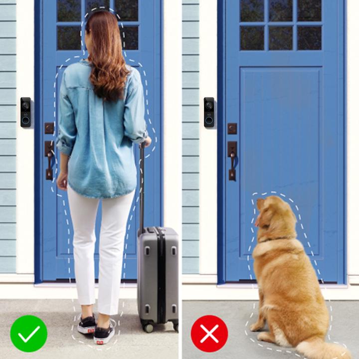 Actual product image eufy Battery Doorbell Slim 1080p Black (Wireless)