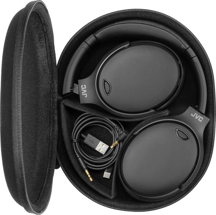 Image du produit JVC HA-S100N - Casque avec microphone - pleine taille - Bluetooth - sans fil, filaire - G active (ANC, 25 h, Filaire)