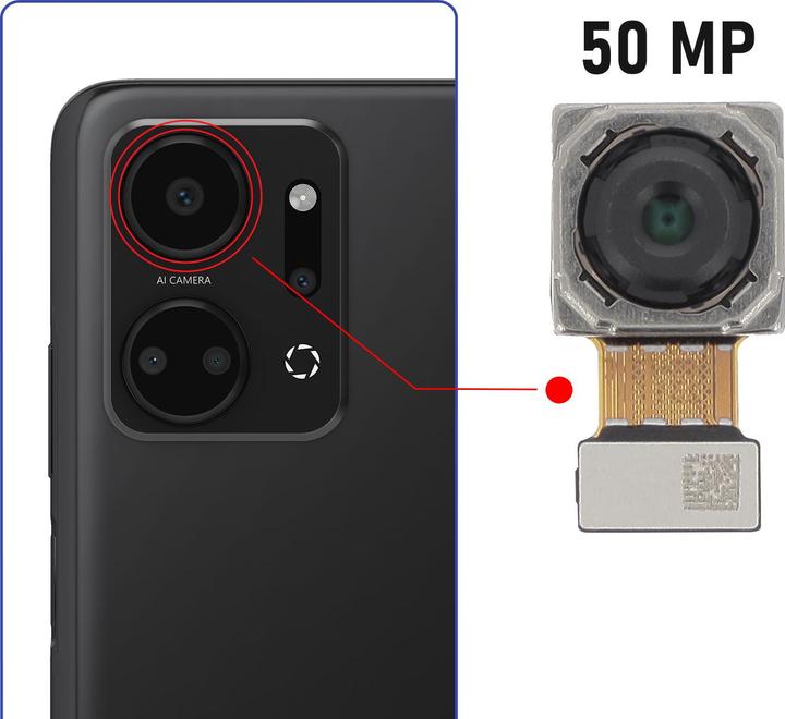Image du produit Relife Caméra arrière pour Honor X7a Capteur principal 50MP (Honor X7a)