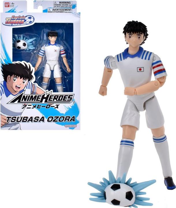 Produktbild Bandai ANIME HEROES Captain Tsubasa figure with accessories, 16 cm - Tsubasa Ozora