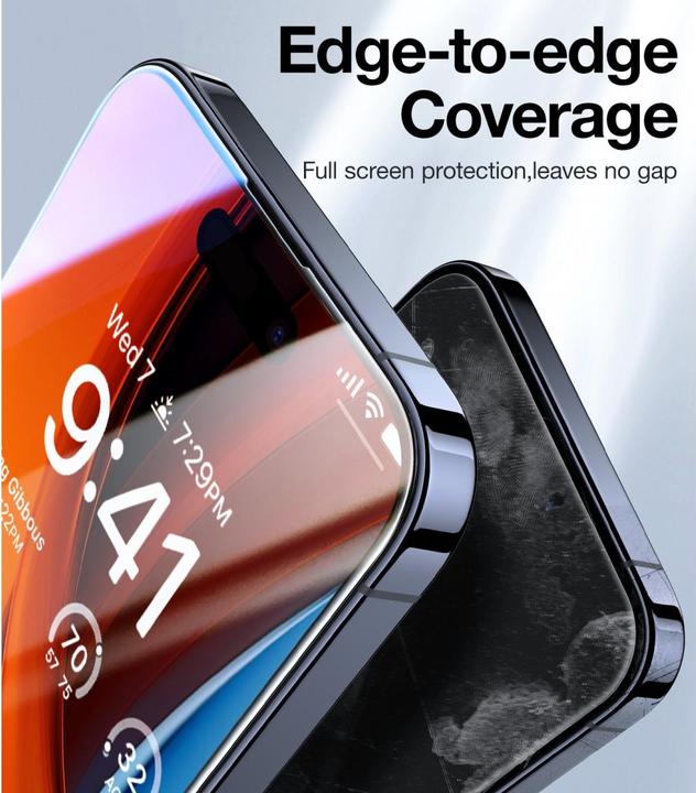 Produktbild Torras GlassGo Privacy Panzerglas (1 Stück, Apple iPhone 15 Pro Max)