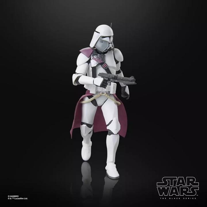 Actual product image Hasbro Star Wars Episode III Black Series Clone Commander Bacara