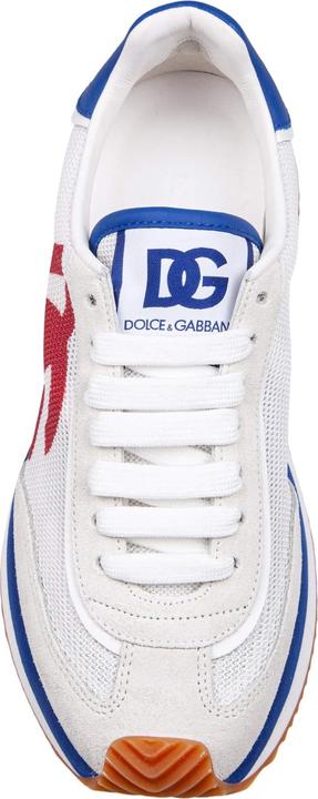 Produktbild Dolce & Gabbana cushion sneakers in mixed materials white and red color (44)