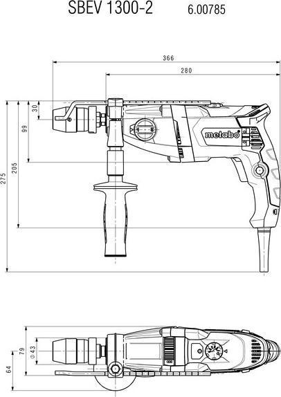 Produktbild Metabo SBEV 1300-2 (Netzbetrieb)