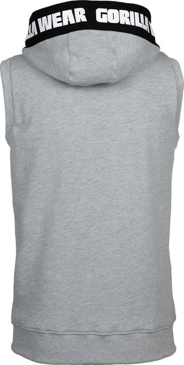 Actual product image Gorilla Wear Milwaukee Zip Hooded Tank Top - Grey (L)