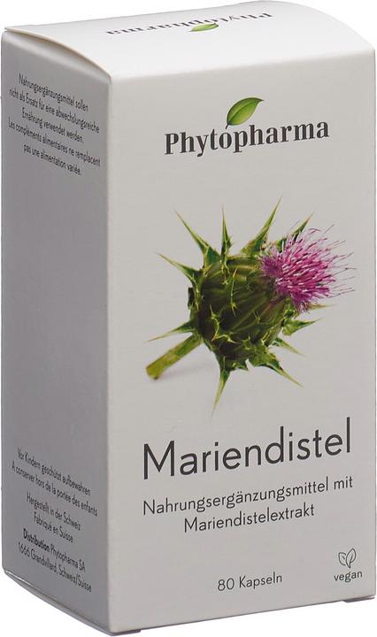 Image du produit Phytopharma Mariendistel (80 pièce(s), Capsules, 78 g)