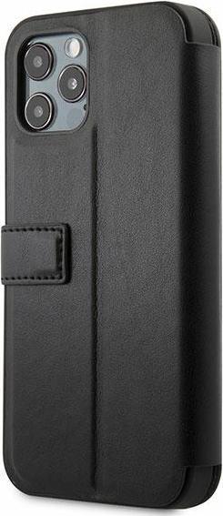 Produktbild BMW BookCase Carbon Contrast für Apple iPhone 12 Pro Max - black (Apple iPhone 12 Pro Max)