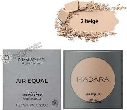 Immagine prodotto Madara MÁDARA Teint Soft Silk Mineral Powder Air Equal 002 Beige / 9 g (02 Beige)