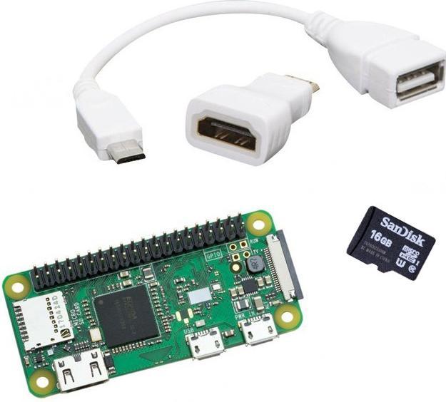 Actual product image HutoPi Raspberry Pi 0 WH - Budget Kit