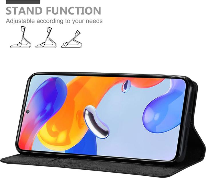 Productafbeelding Cadorabo Hoesje voor Xiaomi RedMi NOTE 11 PRO 4G / 5G in Boek Invis. Magneetstijl (Redmi Note 11 Pro 5G, Xiaomi Redmi Note 11 Pro)