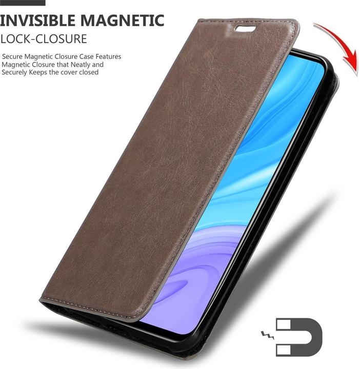 Immagine prodotto Cadorabo Copertina magnetica invisibile del libro (Huawei P Smart Pro)