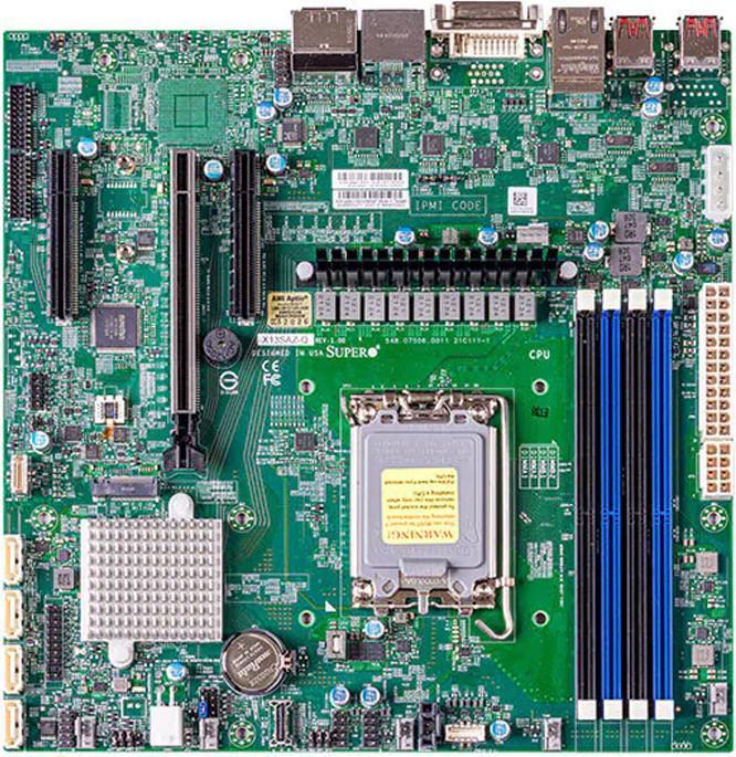 Nutritional values and ingredients Supermicro Motherboard X13SAZ-Q (bulk pack) (MBD-X13SAZ-Q-B) (LGA 1700, Intel Q670, mATX)