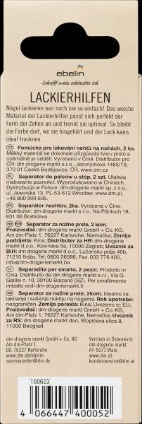 Image du produit dm ebelin Aides à la peinture (Séparateurs d'orteils)