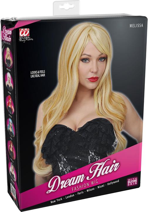 Image du produit Widmann Perruque de Cheveux de Rêve Melissa Blonde Longue (Taille unique)