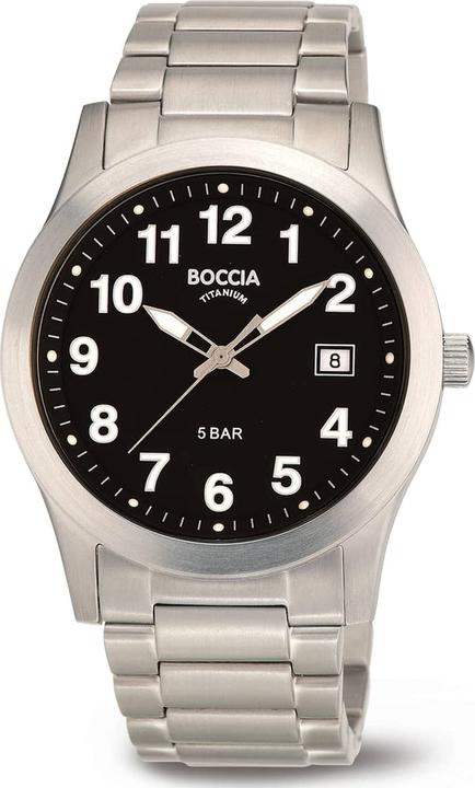 Boccia 3619-03 Herrenuhr Titanium 40mm 5ATM (Analoguhr, 40 mm)