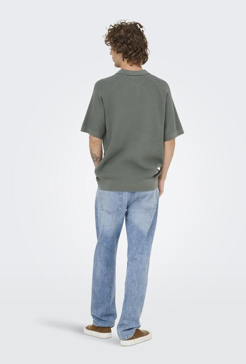 Produktbild Only & Sons ONSJAMES Gestricktes Poloshirt Polo (XXL)