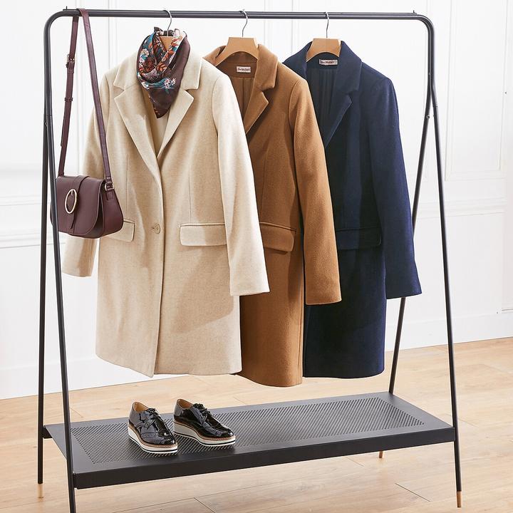 Actual product image Anne Weyburn Half-length coat with button fastening (34)