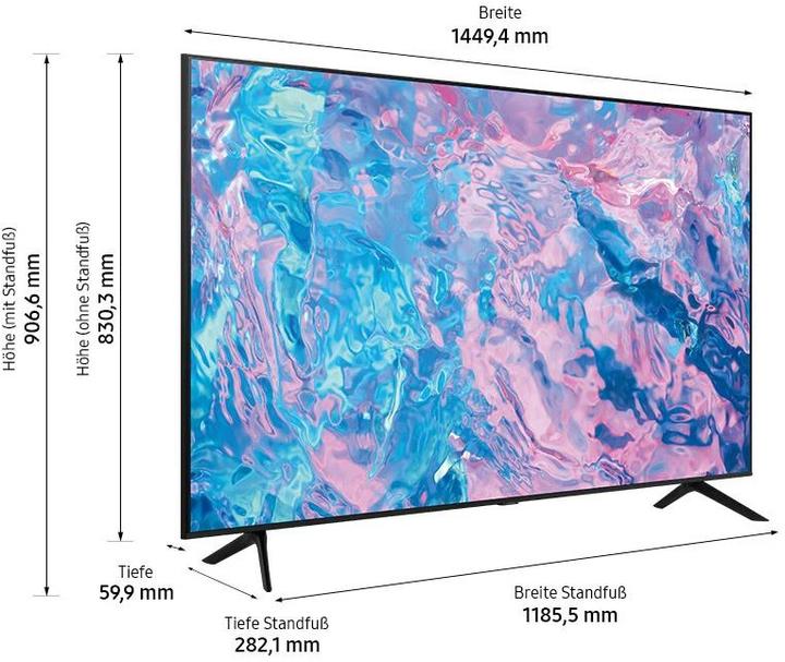 Image du produit Samsung UE65CU7170 (65", CU7170, LED, 4K, 2023)