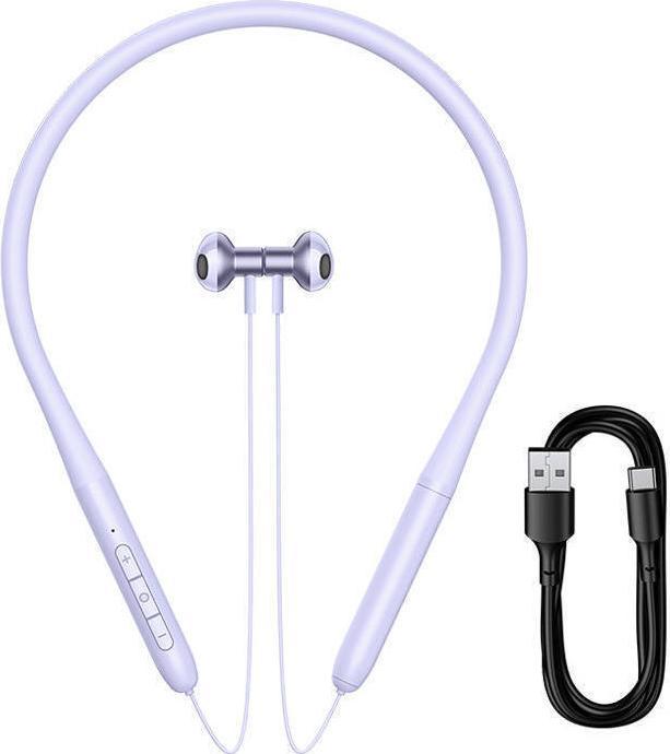 Actual product image Baseus Neckband Magnetic Sport Earphones Bowie P1 (purple) (25 h, Wireless)