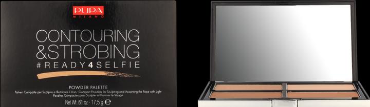 Actual product image Pupa Milano Contouring & Strobing Palette Ready 4 Selfie Medium Skin (#002 Medium Skin)