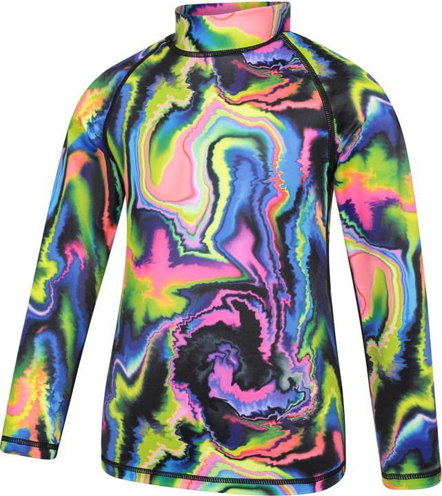 Actual product image Mountain Warehouse Childrens/Kids Abstract Long-Sleeved Rash Top (140)