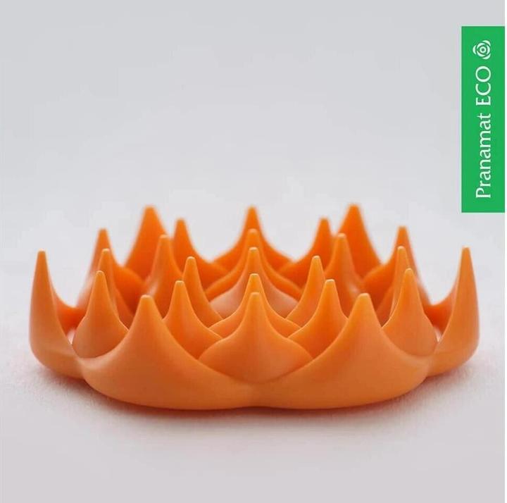 Produktbild Pranamat Eco Massage Set – Matte und Kissen dunkelorange