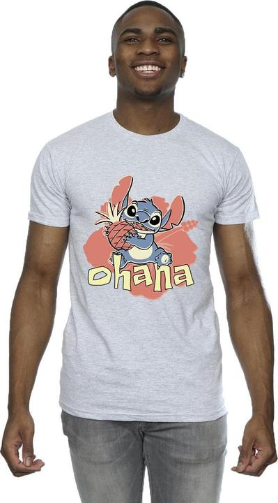 Immagine prodotto Disney Lilo And Stitch Ohana Pineapple Maglietta Uomo (4XL)