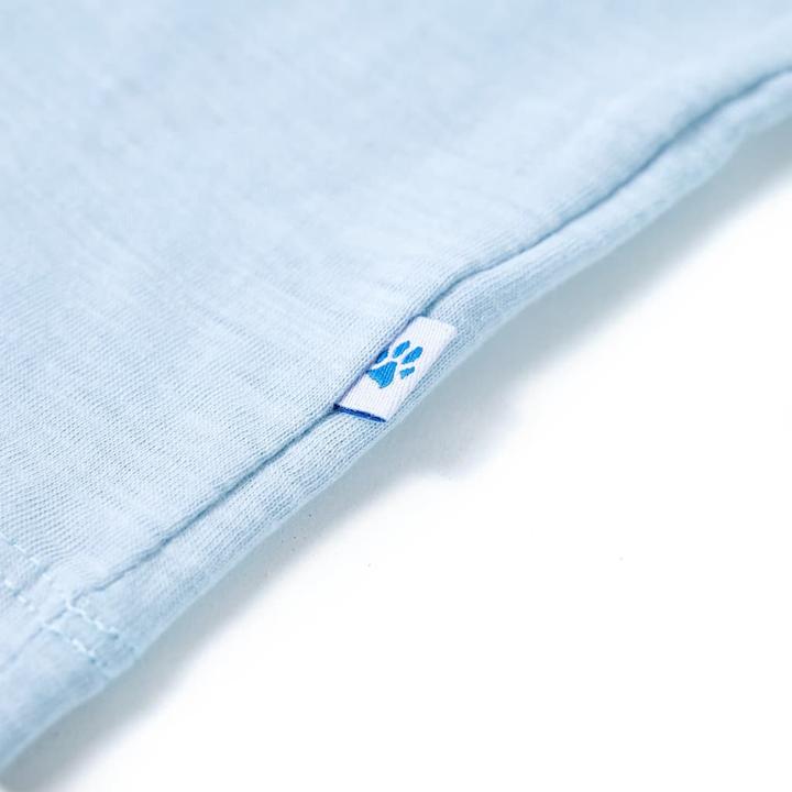 Immagine prodotto VidaXL Maglietta da bambino azzurro 116,Materiale: 100 % cotone,Colore (116)