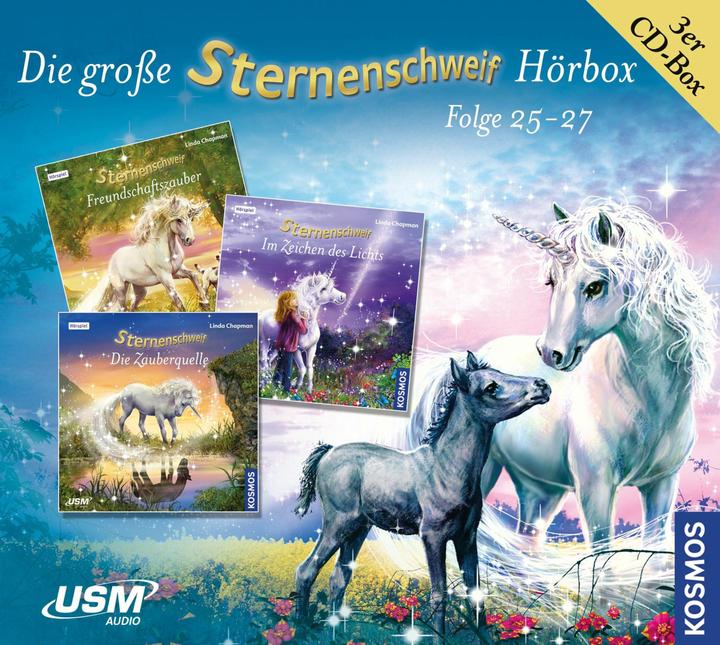 Actual product image The great Sternenschweif audio box episodes 25-27 (3 audio CDs) (Linda Chapman, German)