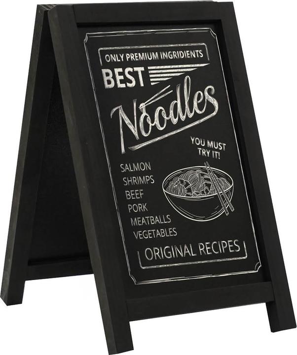 Produktbild Europel Kreidetafel Tischaufsteller, Mini, schwarz