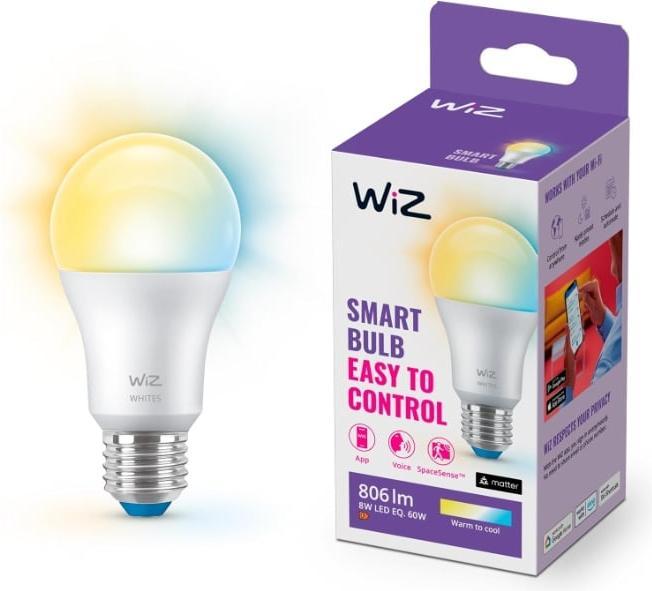 Energie-Label WiZ White (E27, 8 W, 806 lm, 1 x, F)