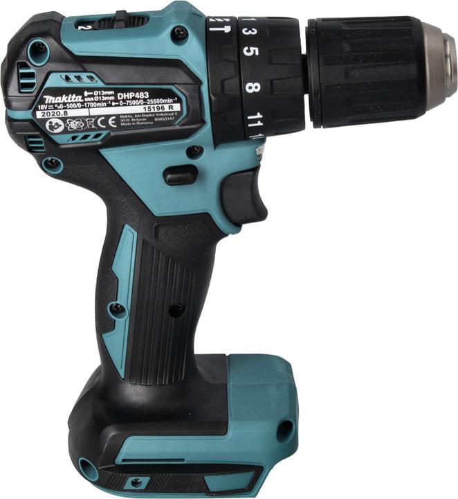 Actual product image Makita DHP 483 RM Battery impact drill 18 V 40 Nm Brushless + 2x battery 4.0 Ah + charger (Rechargeable battery operated)