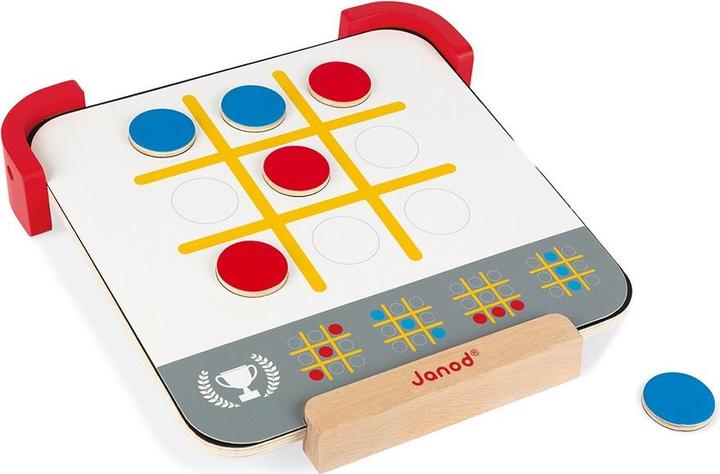 Image du produit Janod Jeu d'aimants couleurs et formes (Anglais, Allemand, Français, Italien)