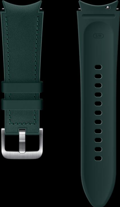 Samsung Bracelet en cuir hybride 20mm M/L Gre (20 mm, Cuir, Fluoroélastomère)