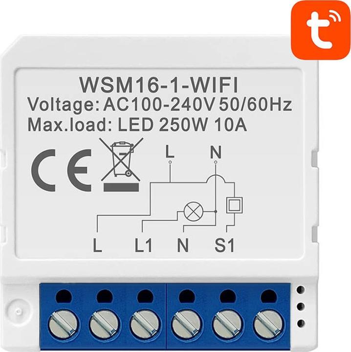 Produktbild Avatto Smart Switch Module WiFi WSM16-W1 TUYA (Heizungsaktor)
