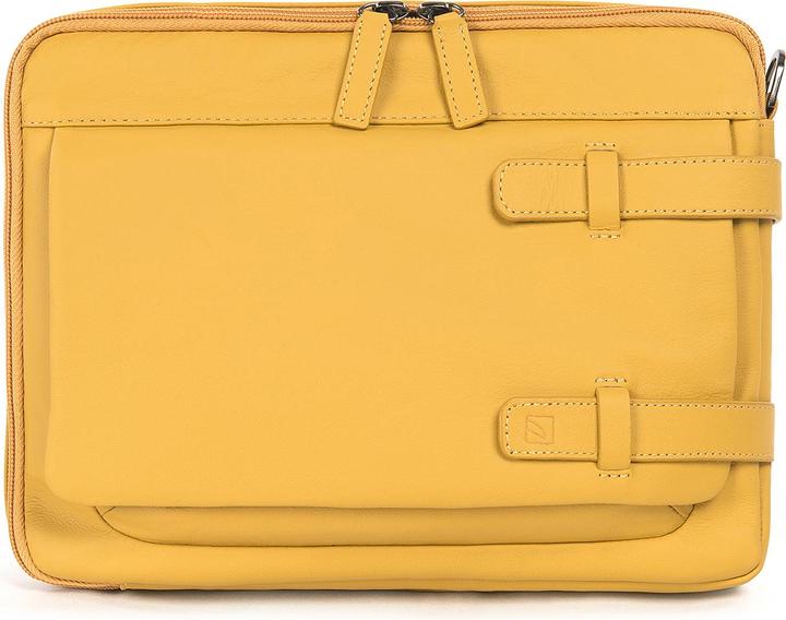 Image du produit Tucano Tema Cross-Body, étui en cuir pour tablette pour iPad mini, tablettes jusqu'à 8 pouces, jaune