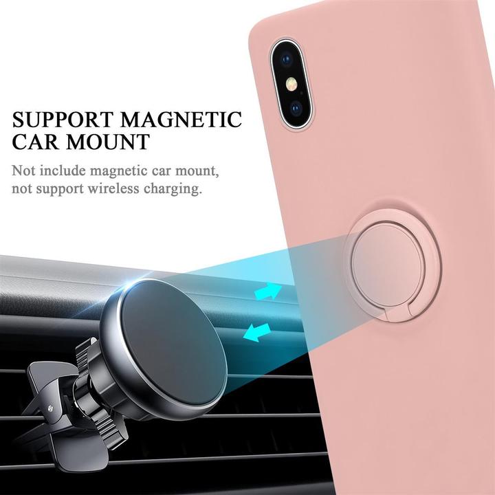 Produktbild Cadorabo TPU Liquid Ring Silicone Case Hülle (Apple iPhone XS Max)
