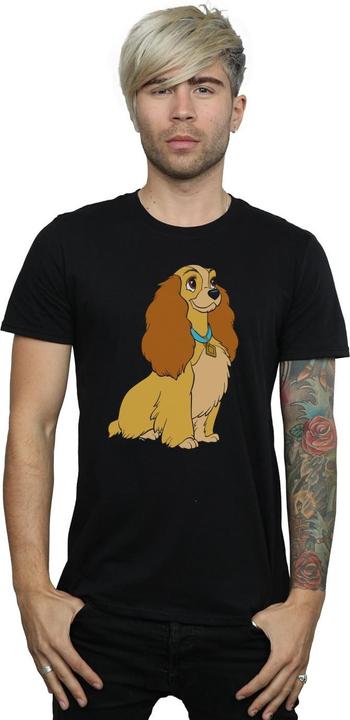 Immagine prodotto Disney Lady And The Tramp Lady Spaghetti Heart Maglietta Uomo (XL)