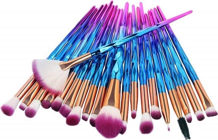 Produktbild JTI Make-up-Pinsel-Set 20-teilig - Rosé und Ombre (Set)