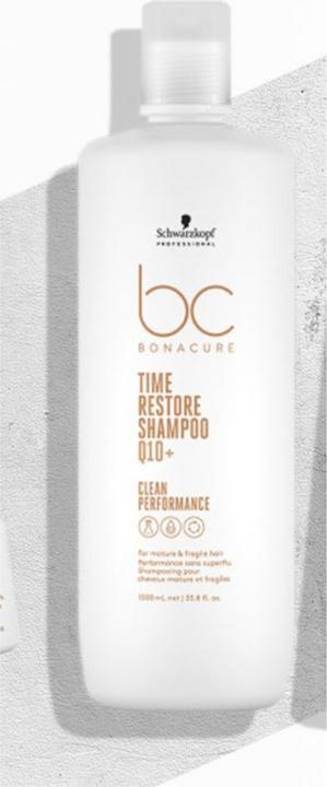 Actual product image Schwarzkopf BC Time Restore - Shampoo (1000 ml, Liquid shampoo)
