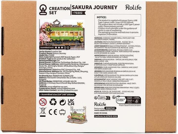 Actual product image Rolife Sakura journey