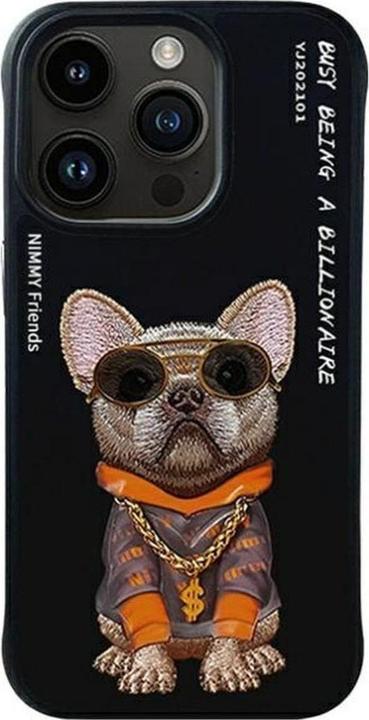 Produktbild PanzerGlass Nimmy case iPhone 15 Pro 6.1" black Glasses Cool Dog (Apple iPhone 15 Pro)