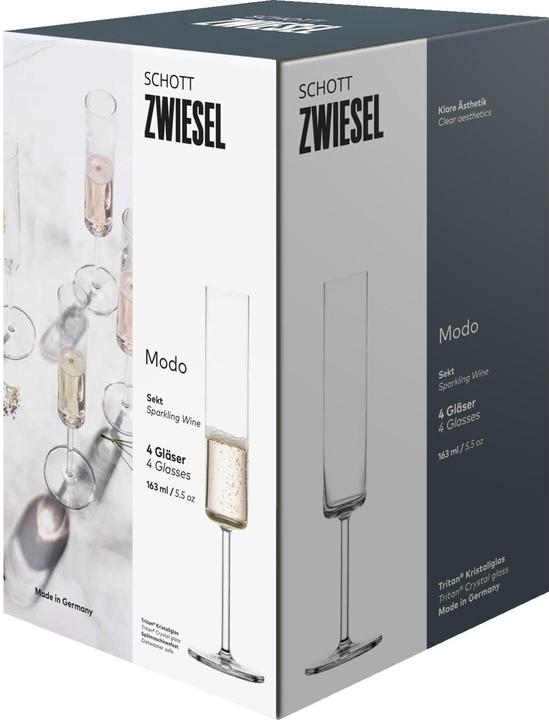 Produktbild Schott Zwiesel Sektglas Modo 7 4 Stück (16.30 cl, 4 Gläser, Sektgläser)