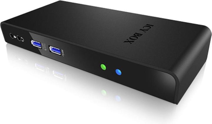 Image du produit Icy Box IB-DK2241AC - Multi-Dock USB Type-A 3.0 (USB-B, 11 Ports)