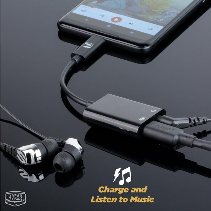 Produktbild Scosche StrikeLine (USB Typ C, 3.5mm Klinke, USB Typ C)
